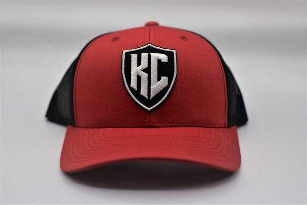 KC Shield Trucker - Black and Red
