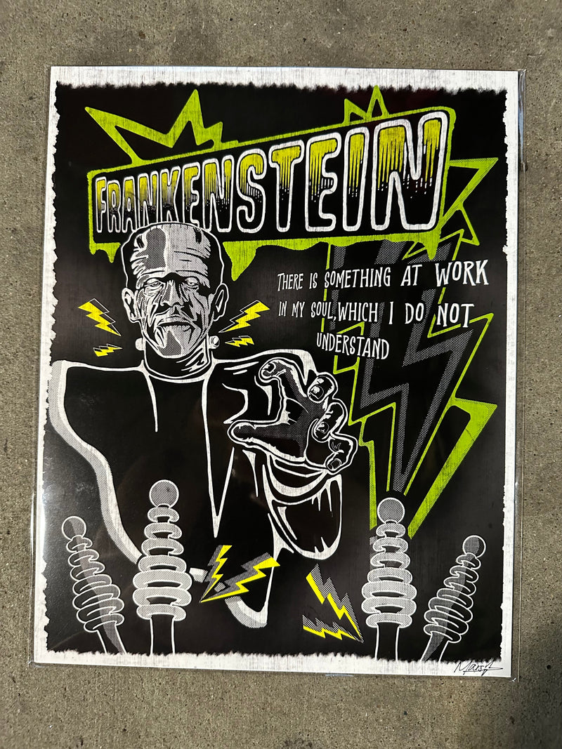 Commandeer Brand Frankenstein Art Print - 11x14