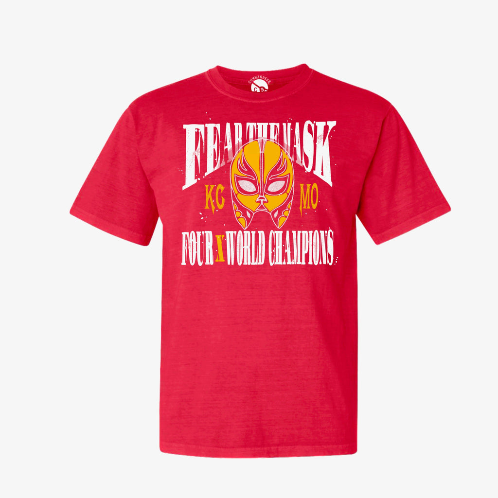 Commandeer Clothing Fear the Mask Tee - Red