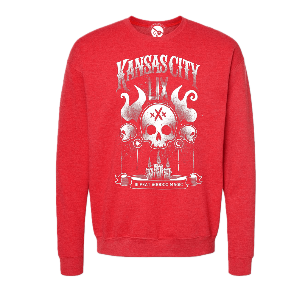 Commandeer Clothing KC Voodoo Magic - Red Sweatshirt