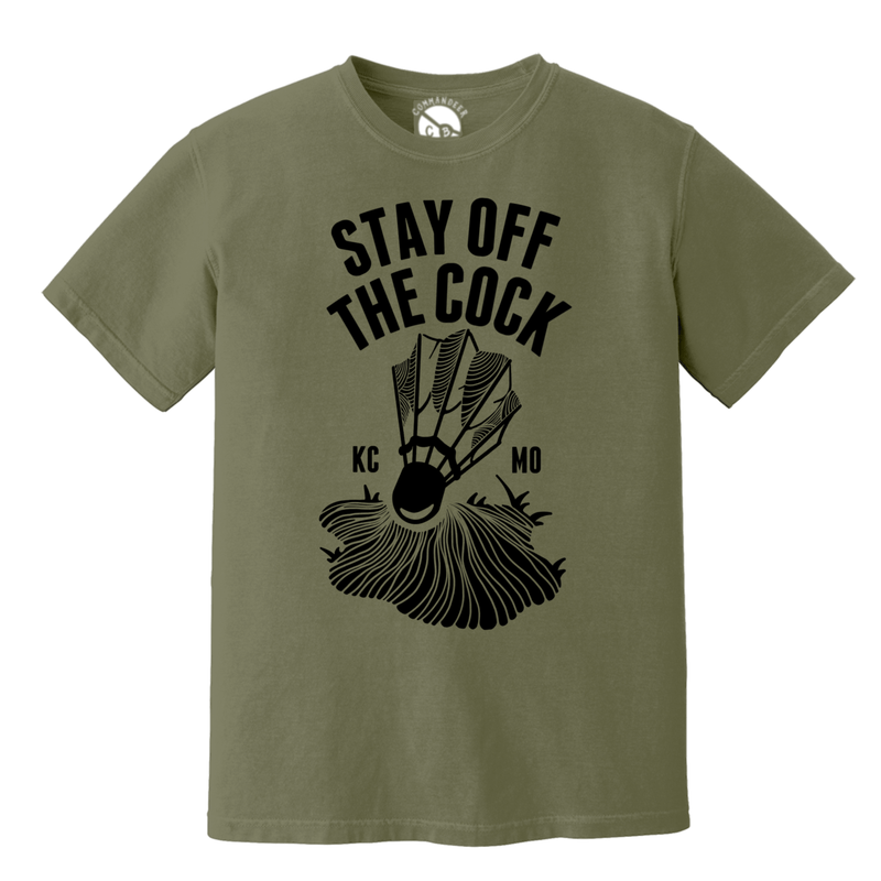 Commandeer Clothing Stay Off Tee - Moss Green
