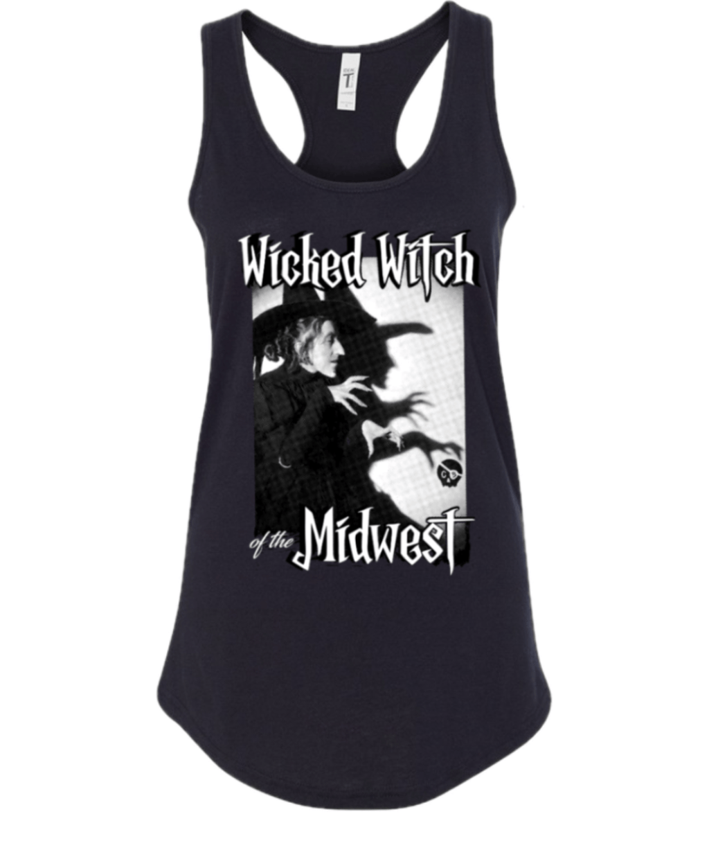 CommandeerBrand Wicked Witch of the Midwest Racerback Tank