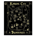 Kansas City Treasures Print "Black/Gold"